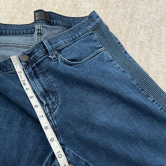 J Brand Musconite Moto Slim Fit Blue Jeans in Afantic 36 Blue - Picture 7 of 10